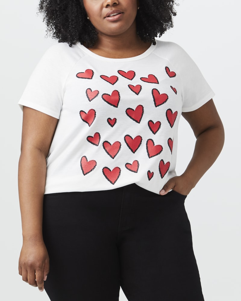 Front of plus size Jessa Graphic Tee by Cameo | Dia&Co | dia_product_style_image_id:150153